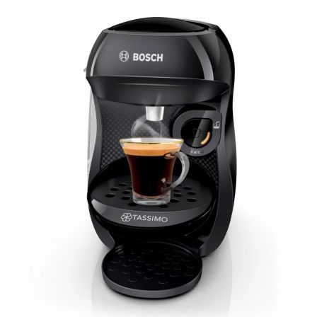 Cafetera de Cápsulas Bosch Tassimo Happy/ Negra